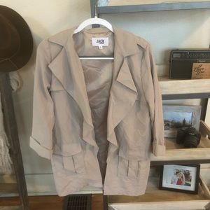 BB Dakota tan overcoat